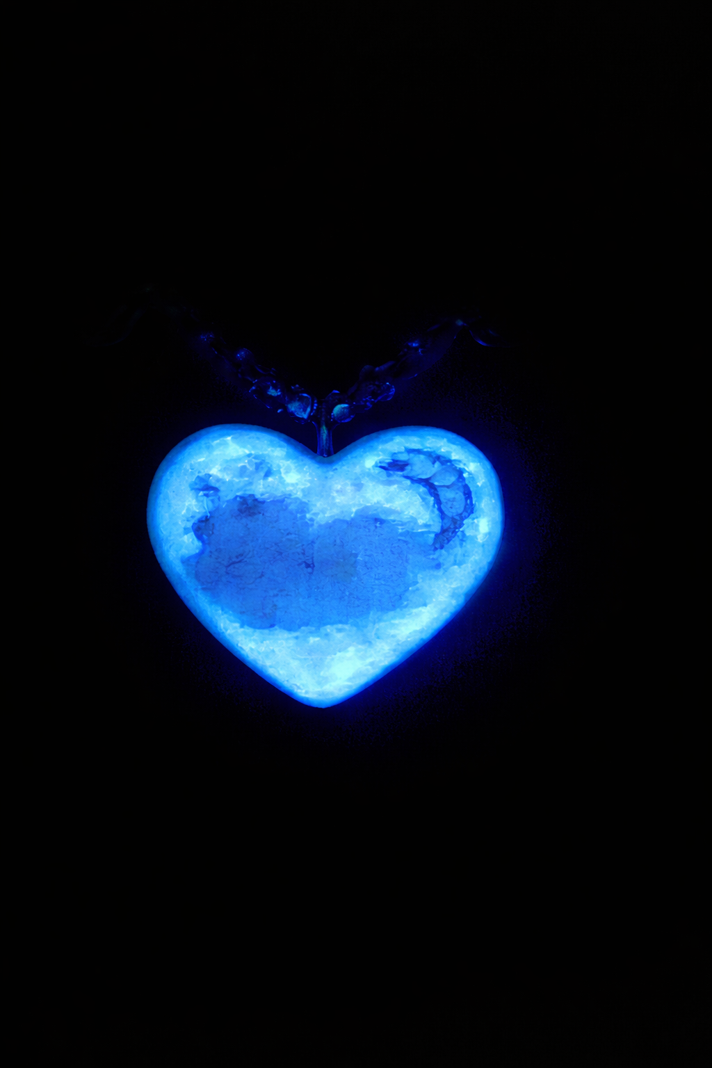 Celestial Kawaii Gemstone Necklace • Glow in the Dark Pendant