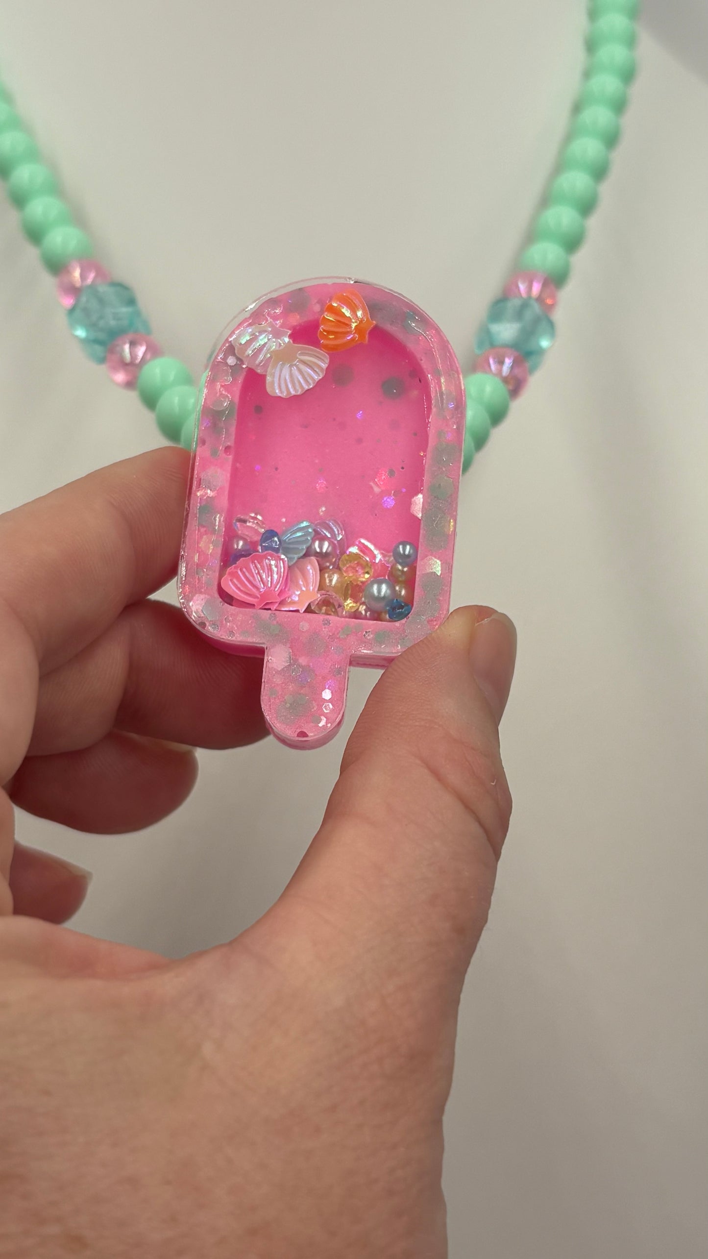 Candy Pop Popsicle Shaker Necklace πβ¨