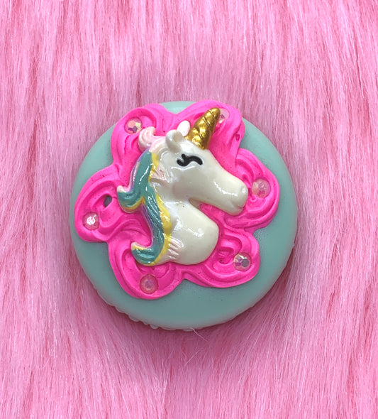 Unicorn Whipped Decoden Macaron