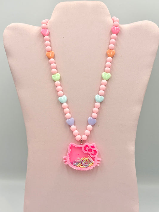 Kitty Glow Shaker Necklace