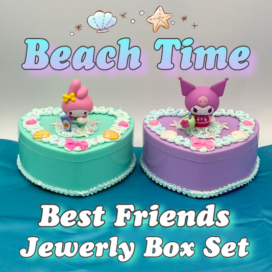 Beach Time Best Friends Jewelry Box Set 🏖️💕
