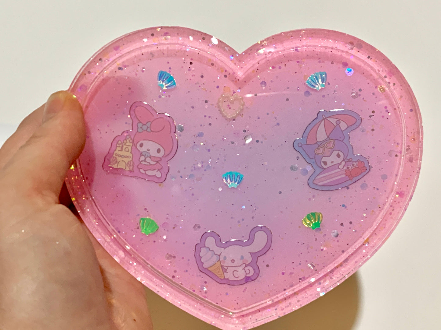 Kawaii Characters Summertime Heart Tray