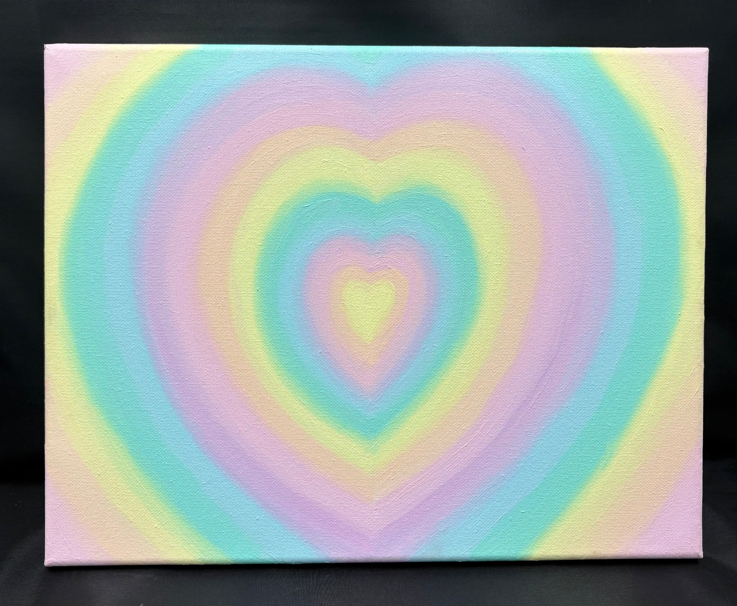 Luminous Love – Original Glow-in-the-Dark Painting