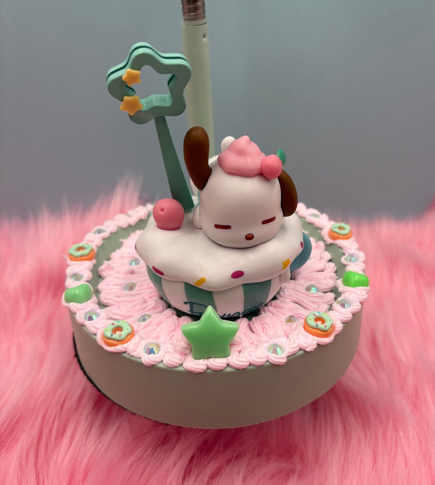 Kawaii Candy Puppy Whipped Decoden Desk Lamp