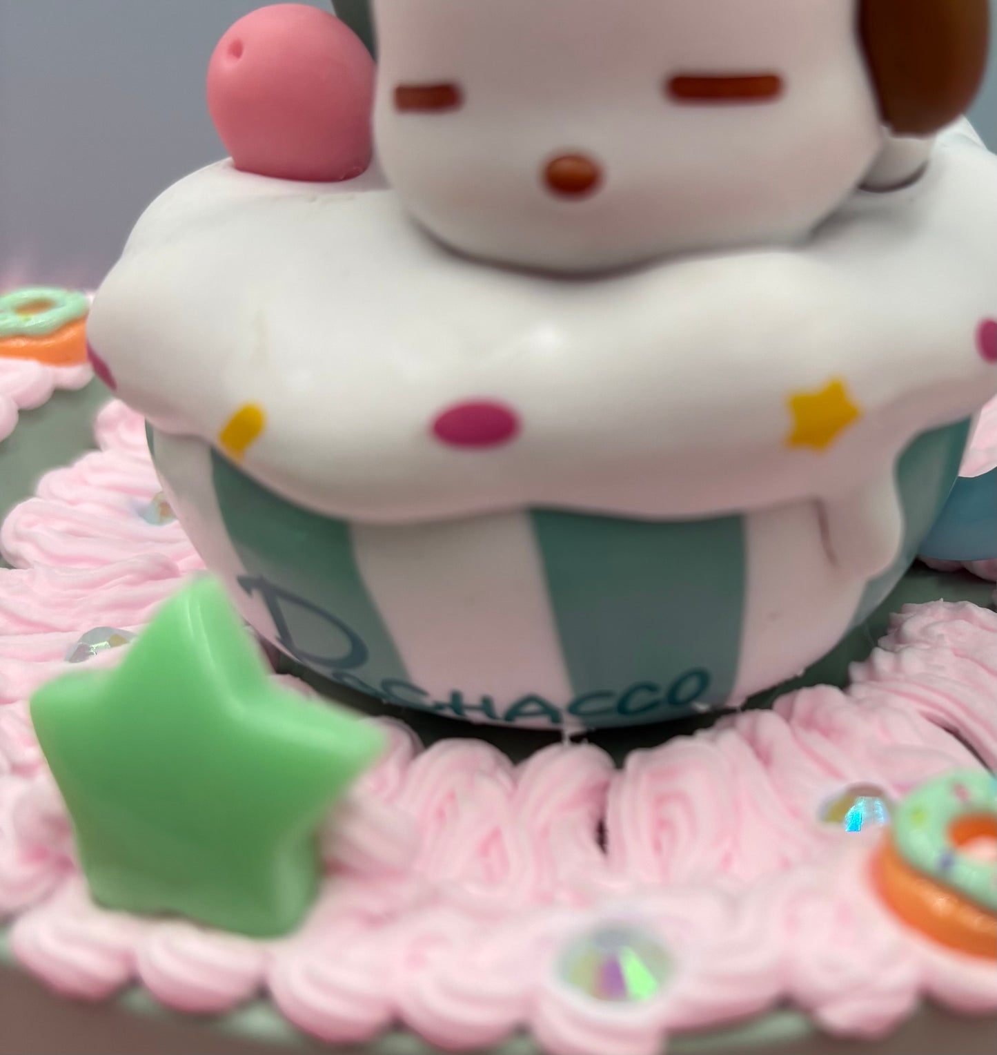 Kawaii Candy Puppy Whipped Decoden Desk Lamp
