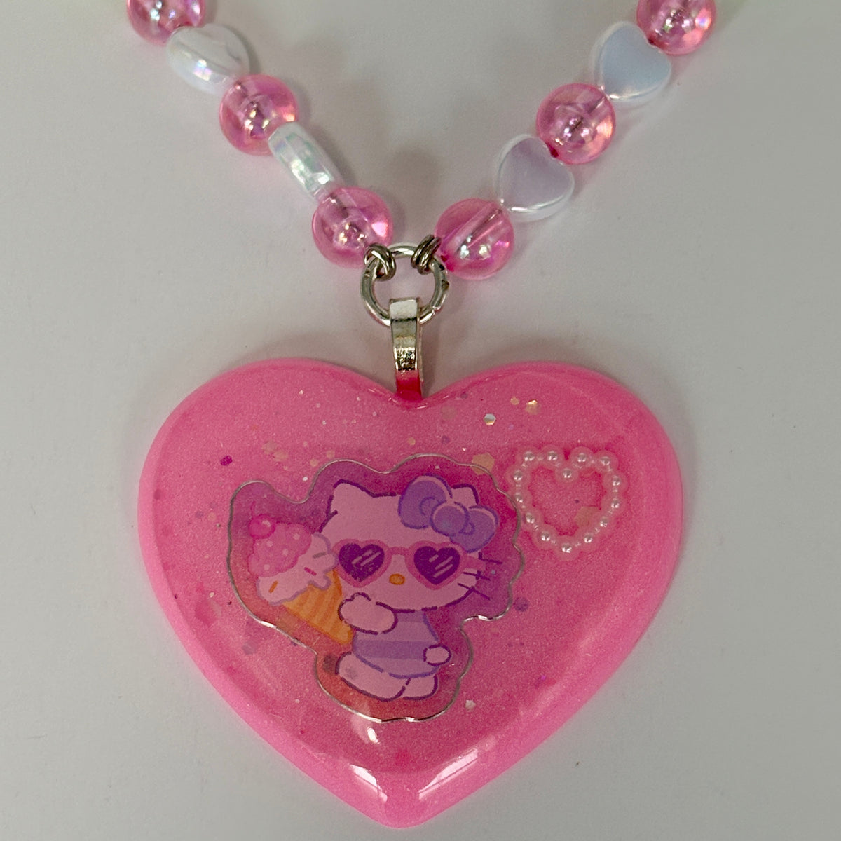 Rainbow Kitty Glow Necklace
