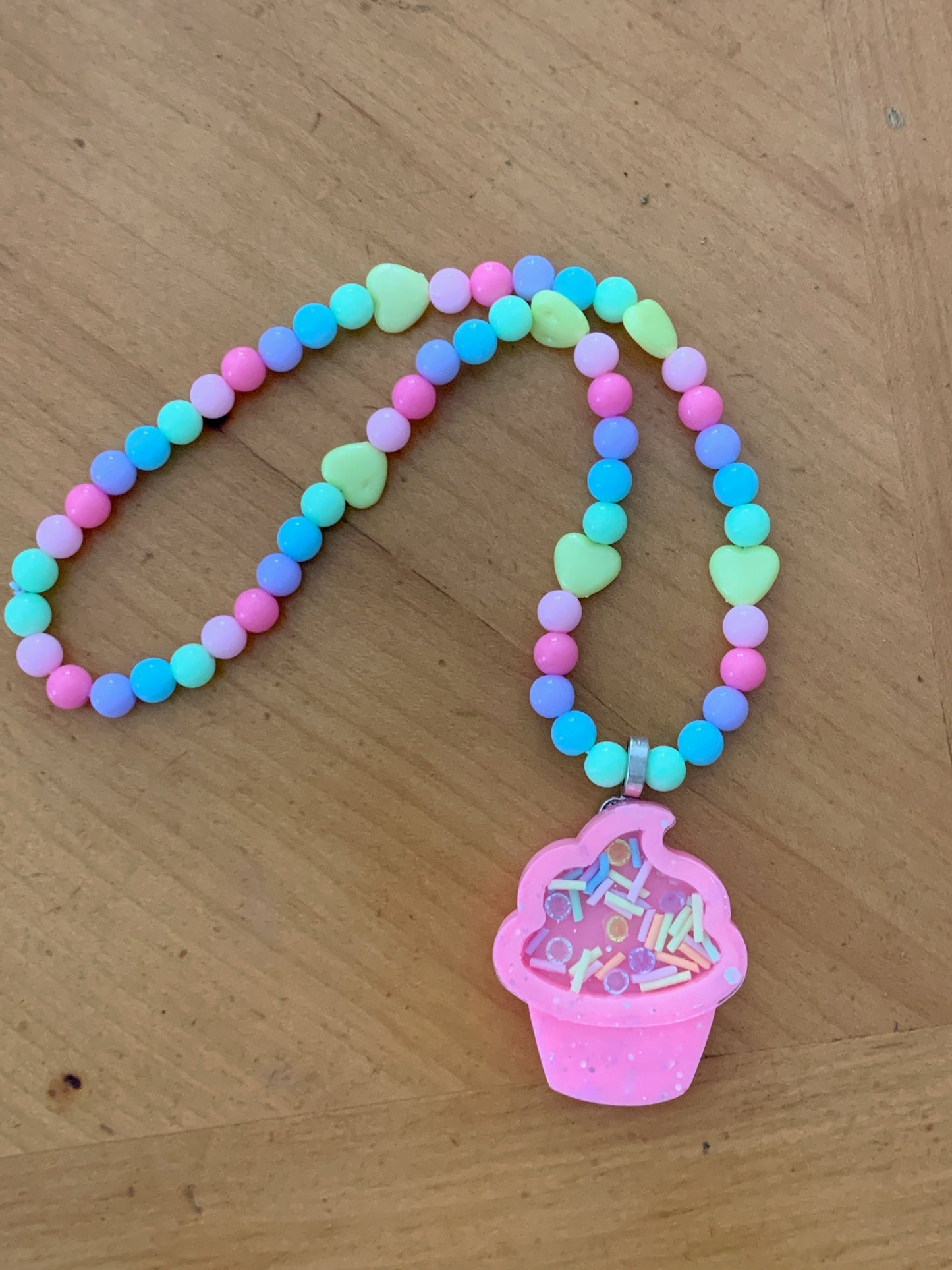 Cupcake Shaker Necklace