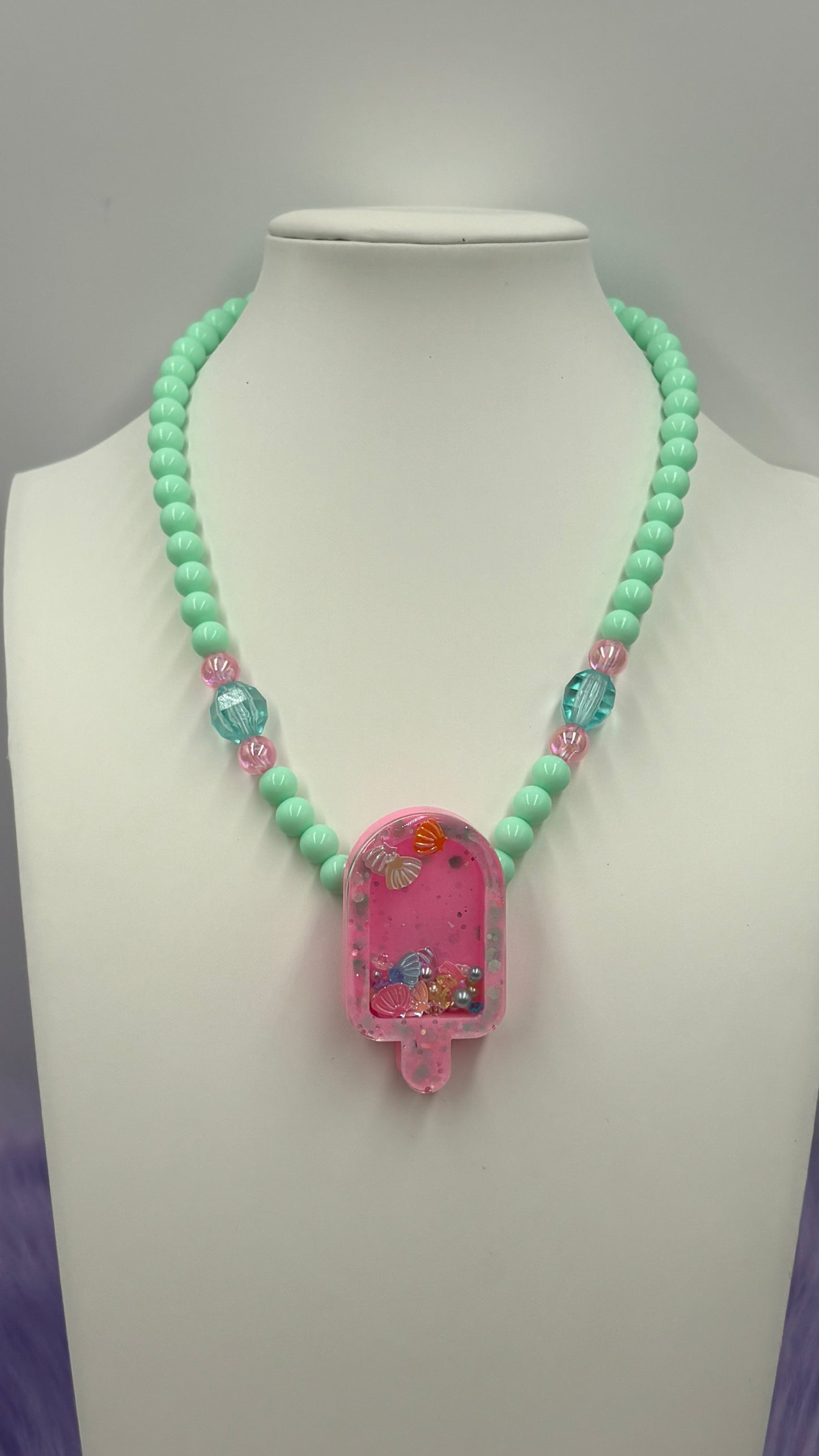 Candy Pop Popsicle Shaker Necklace 🍭✨